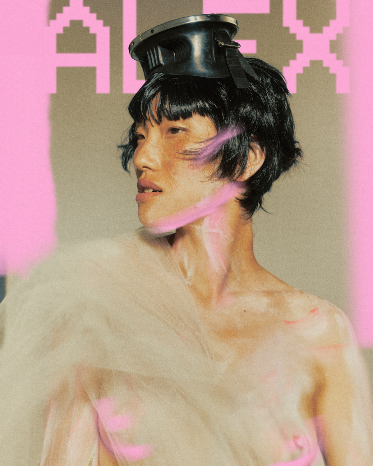 Photographie portrait beaute semi-nue artistique à Montreal